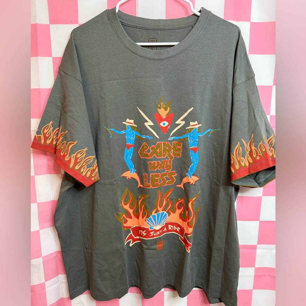 Tahnee Kelland “Care Way Less” Oversized Tee